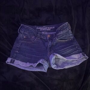 American Eagle Outfitters Dark Blue Jean Shorts